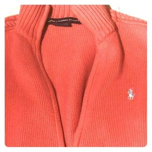 Ralph Lauren Cable Knit Front Zip